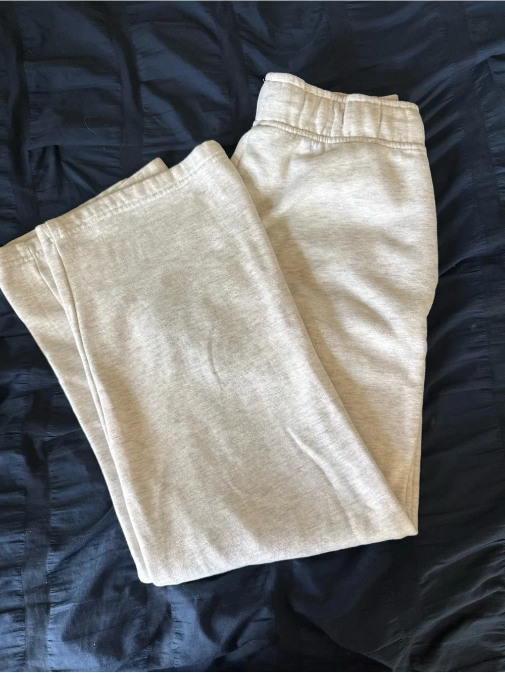 RBX White and grey Heathered Women’s Straight Leg Sweatpants